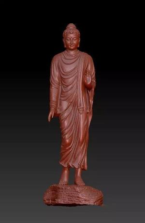 buddha give mercy to people model