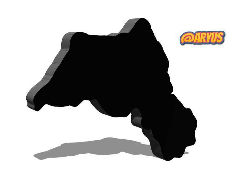 Kurdistan Map Full by Arya JEMO