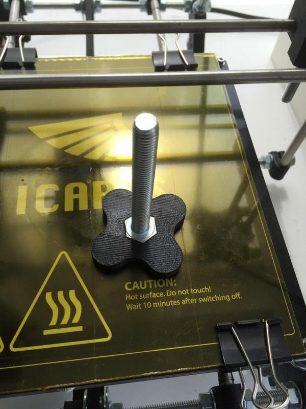 M12 Winged nut/bolt knob