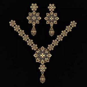 Beautiful Arabic Locket Sets with Chains