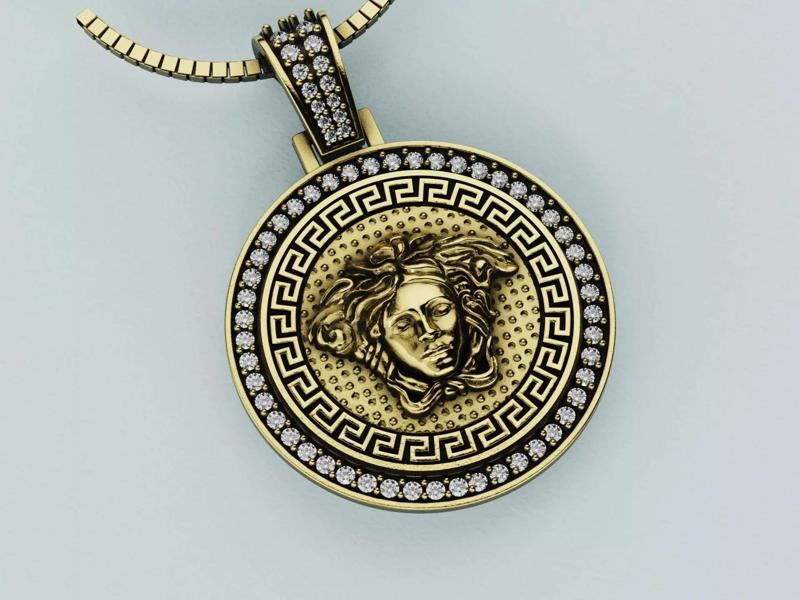 Dije Medusa Greca - Pendant Medusa Greca