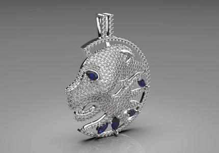 lion jewelry pendant jp0010