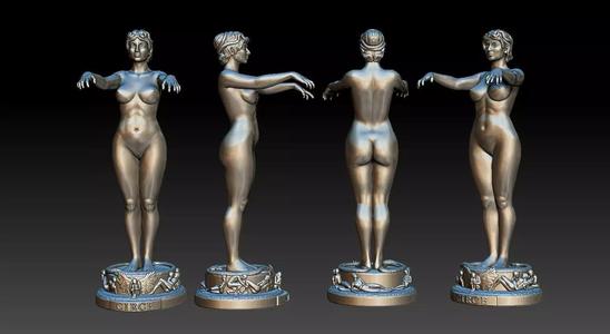 statue of the greek goddess circe