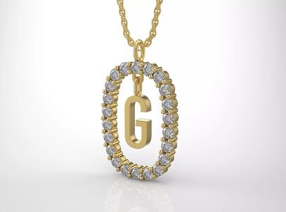 Pendant Letter G