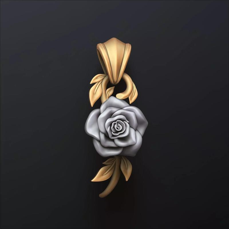 Rose Pendant v2