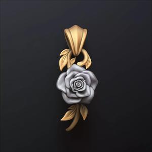 Rose Pendant v2