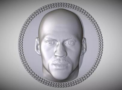 Michael Jordan medallion pendant 3D printing ready stl obj