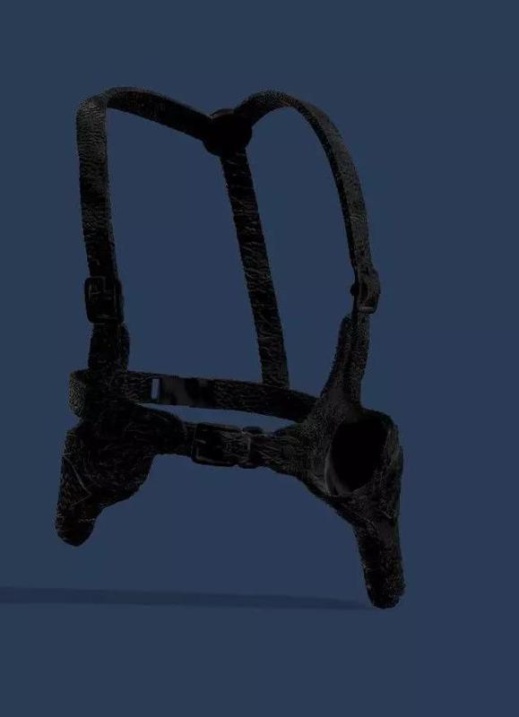 One12Scale Leather Western Harness