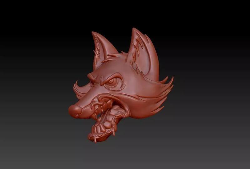 Fox Head Pendant