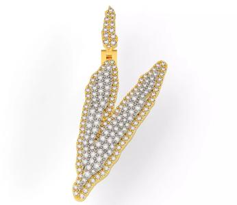 FLOWER SETTING LETTER V