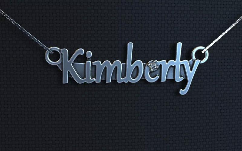 Personalized pendant Kimberly