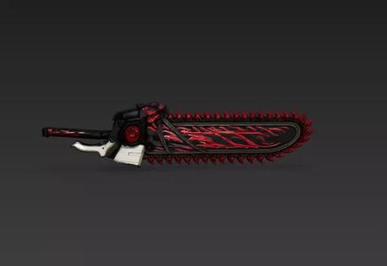 Dark Slayer Chainsaw Sword - High Detail Fantasy Weapon