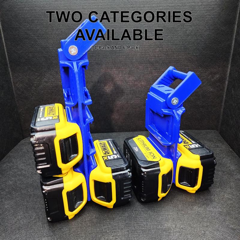 Rack-Pack Dewalt 20V batteries (6)