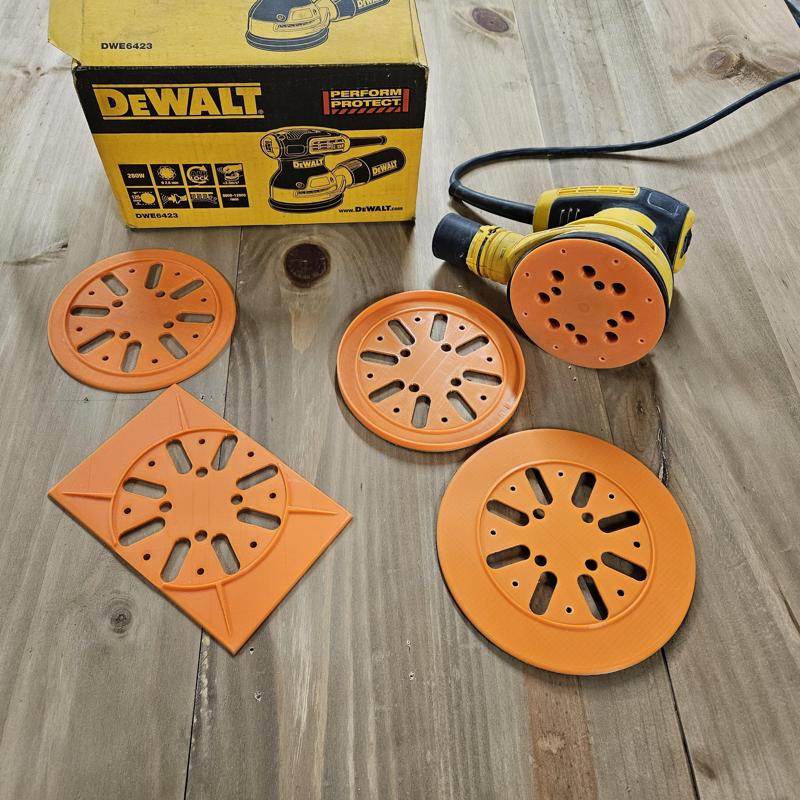 Sanding pad for eccentric sander