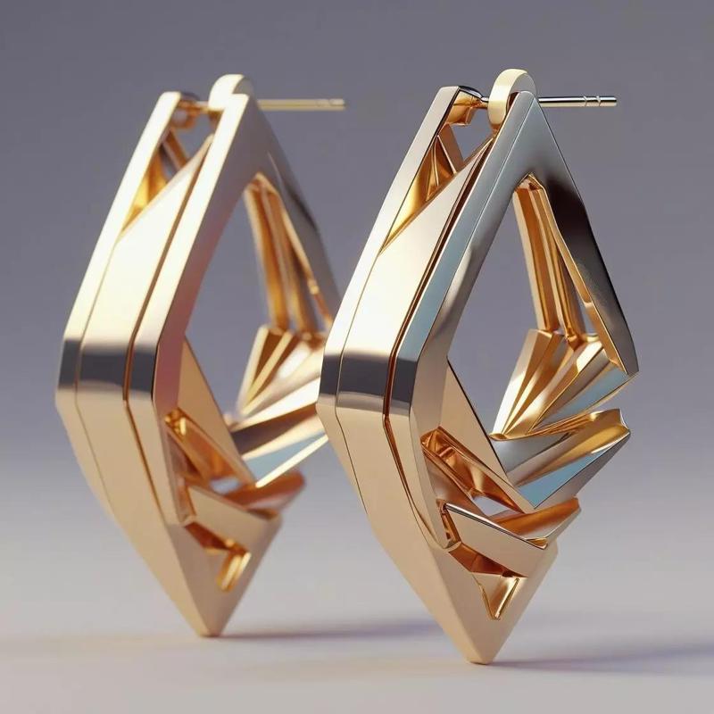 Geometric Blaze Earrings
