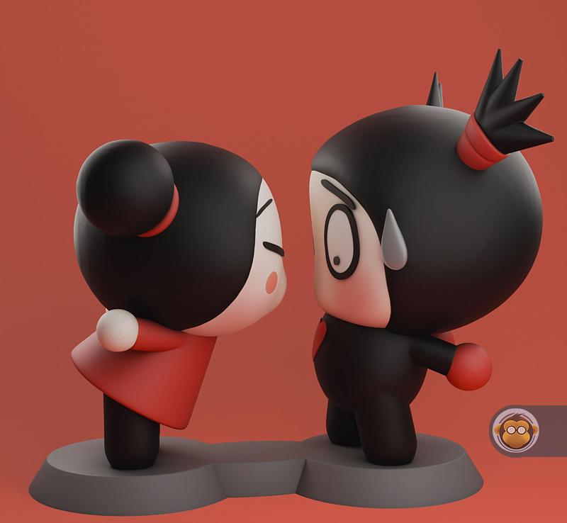 Pucca and Garu: Ready to Print!