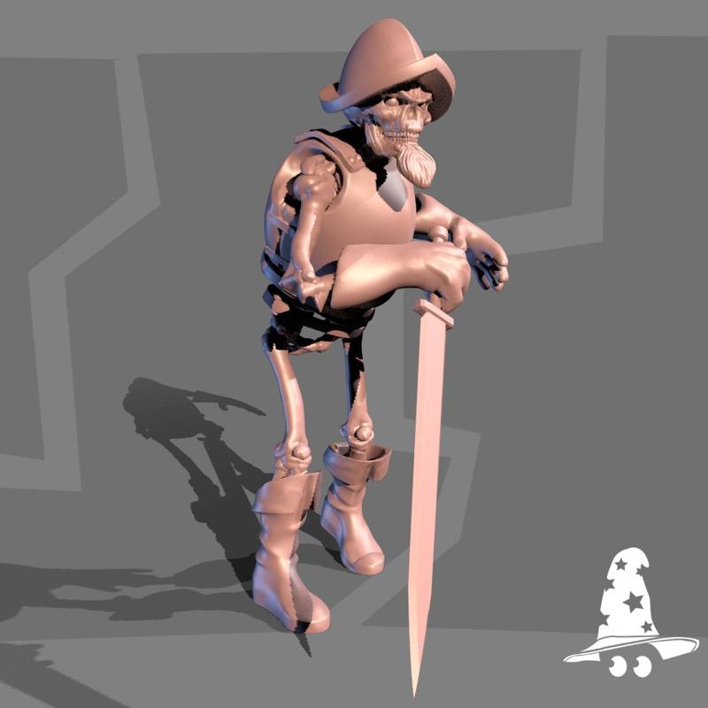 Conquistador Skeleton Freebie