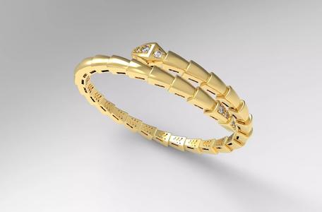 Serpenti Bracelet with Diamond