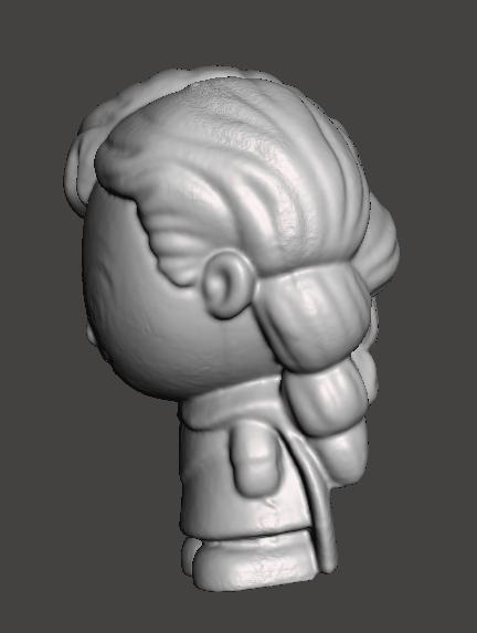 figure of frozen anna disney disney .obj .stl