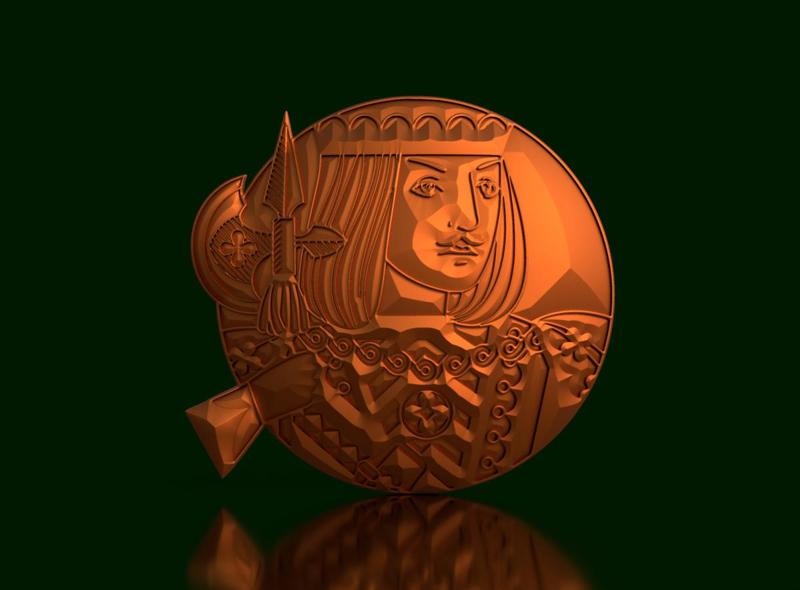 Queen of Clubs - Elegance and Power II