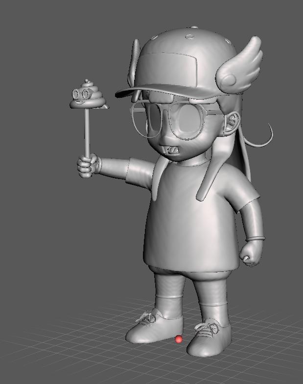 Arale (Dr.Slump - Dragon Ball) 3D Model