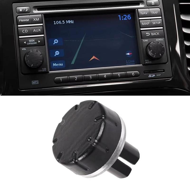 Radio Knob Button Volume Stereo Tuner For NISSAN QASHQAI-JUKE-X-TRAIL-NOTE-MICRA