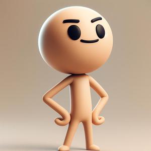 3D Printable Cartoon Stickman Fun