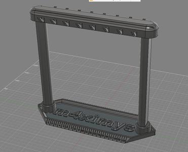 Hanger for fishing tackle hooks. (leash hanger with stick) for fishing