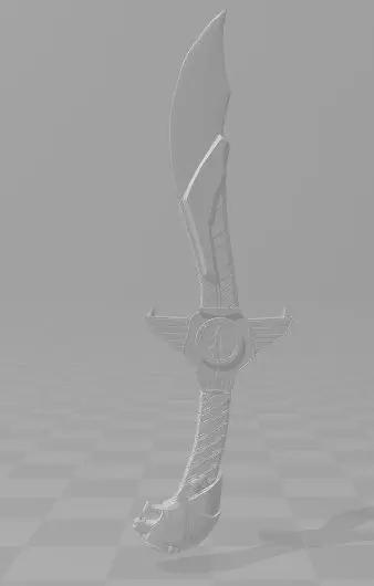 Power rangers 3d file SABA White tiger