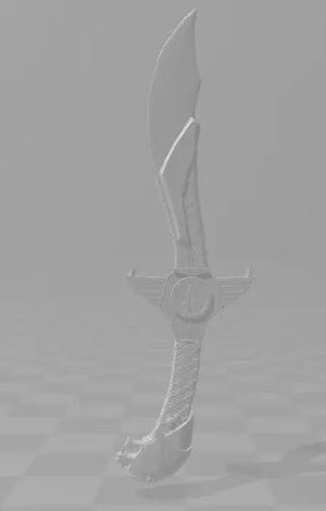 Power rangers 3d file SABA White tiger