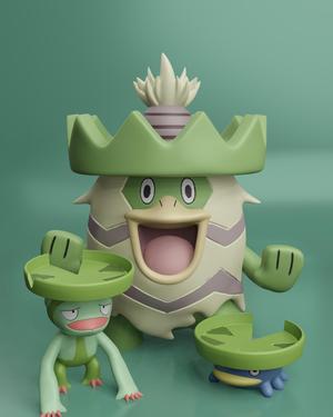 Pokemon - Lotad, Lombre and Ludicolo