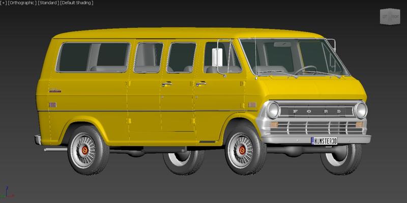 Ford E-Series Econoline Cargo Wagon 1971