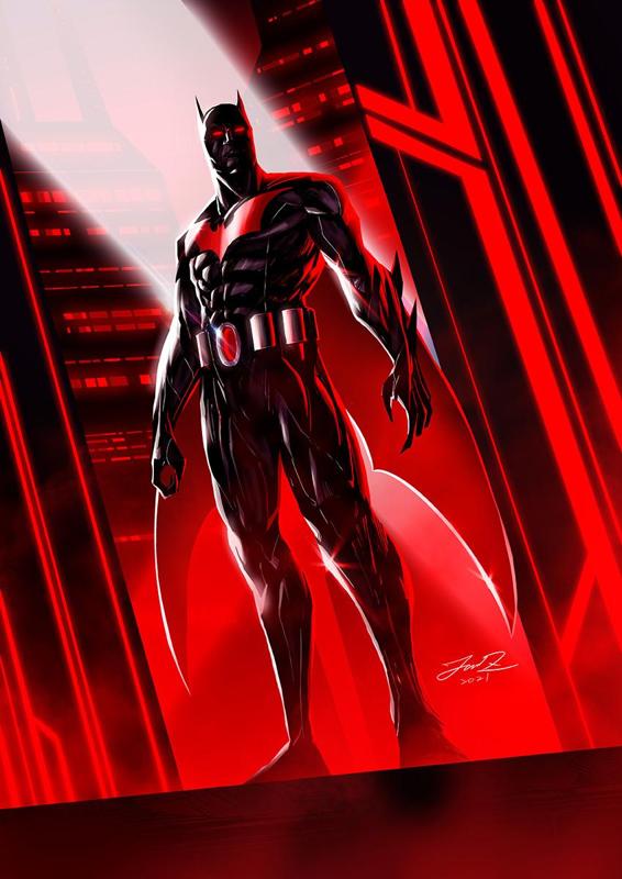 Batman Beyond Filament Painting