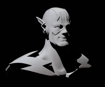 Flash dc comics bust