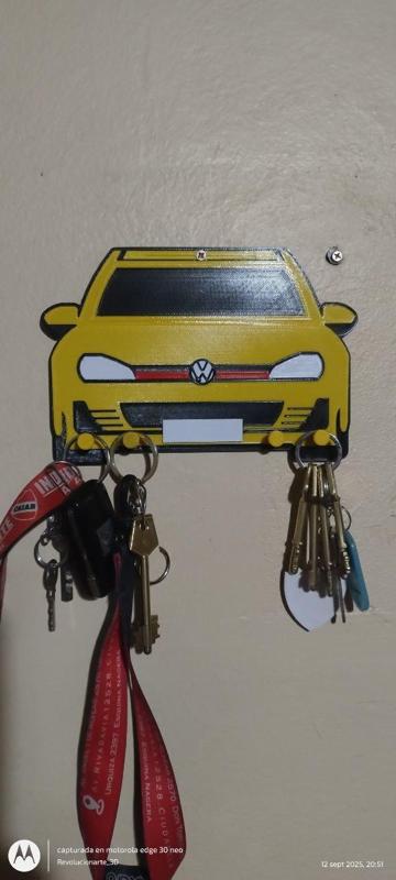 Golf key holder