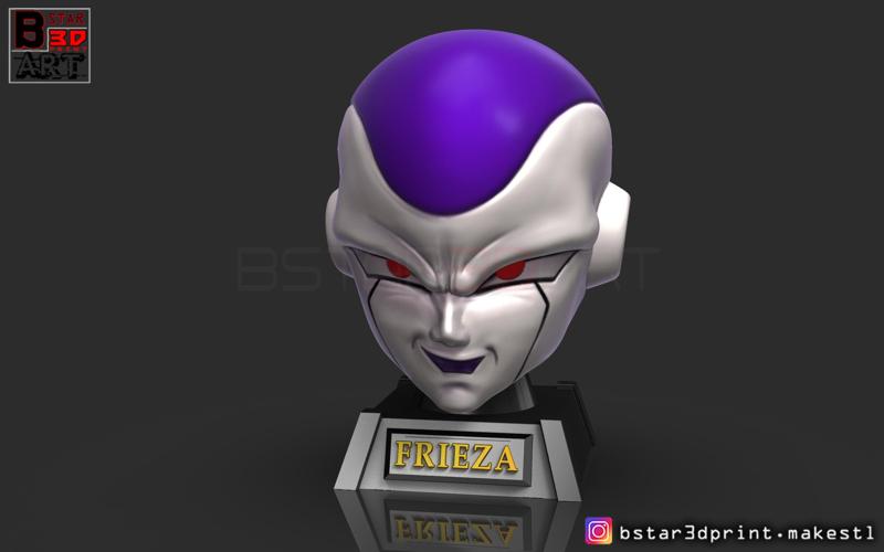 frieza Mask - Frieza Head - Dragon ball cosplay/Decor
