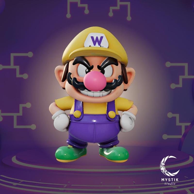 Wario chibi version - The naughtiest rival in his cutest version