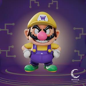Wario chibi version - The naughtiest rival in his cutest version