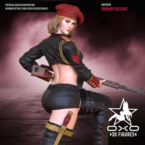 Natasha Red Alert Tabletop Miniature