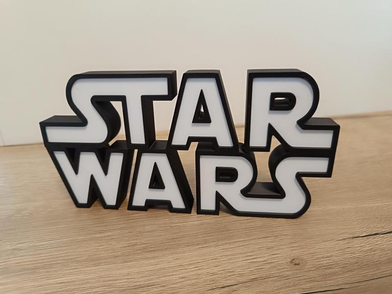 STAR WARS 3D logo