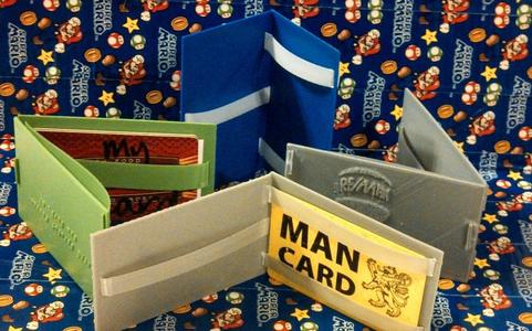 Magic Wallet  v2 - w/ Dualstrusion and Printable Straps