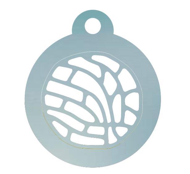 Pendiente en forma de concha