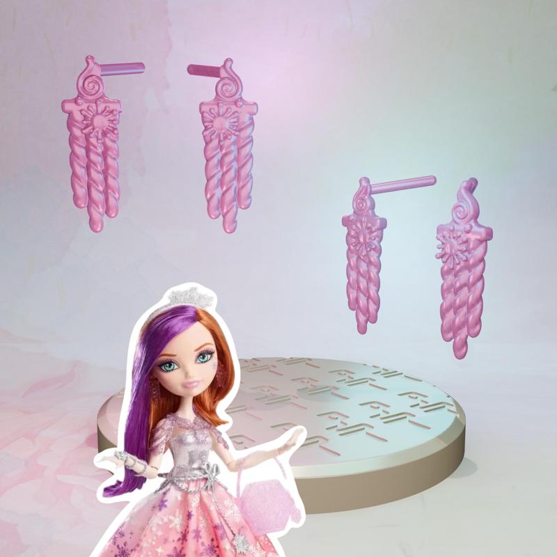 Ever After High Fairest on Ice Poppy O'Hair doll earrings replacement