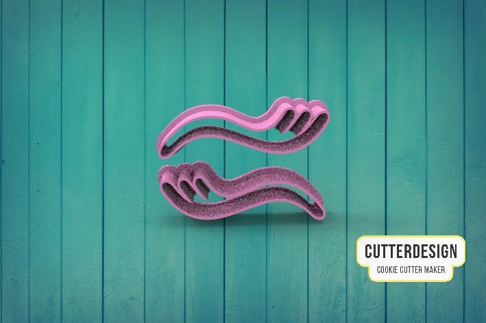 Unicorn Eyelashes Unicorn Eyelashes Cookie Cutter M1