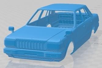 Nissan Cedric Mk6 Y30 Sedan 1984 Printable Body Car