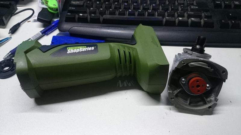 Rockwell Battery Angle Grinder clutch