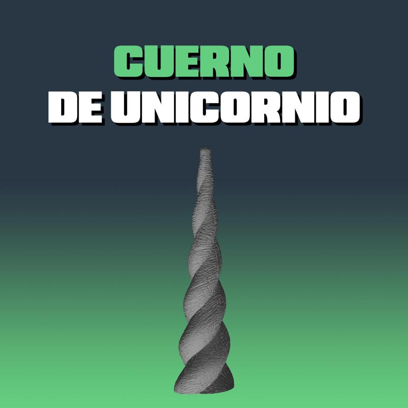 Textured unicorn horn