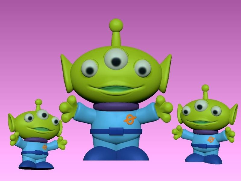 Pizza Planet, hook, toy story, alien, red panda, cupcake, elephant, figure, cute, toy, Daiso, animal