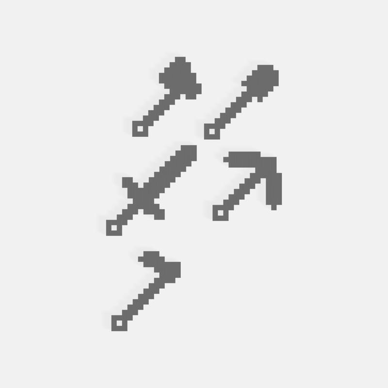 Llavero de herramienta Minecraft