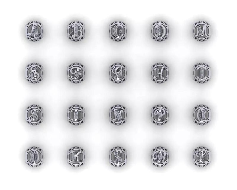 Alphabet letters beads charm -super sale